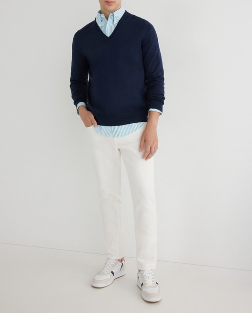 Imagen 0 de Jersey de hombre con cuello de pico