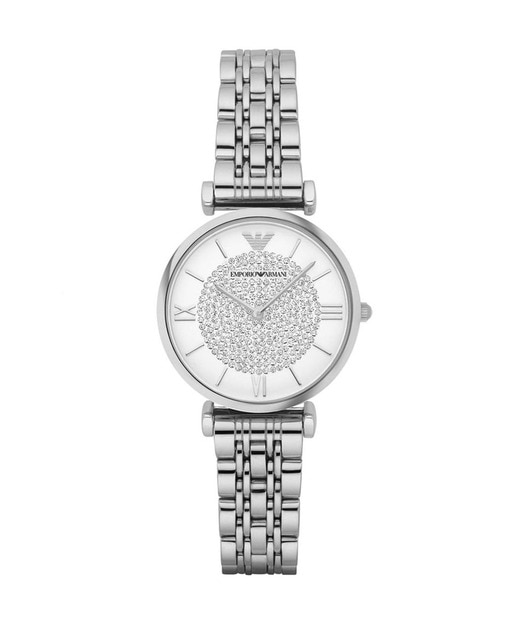 Imagen 0 de Reloj analógico mujer acero - plateado