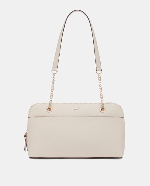 Imagen 0 de Bolso de hombro grande Bryant blanco con cremallera