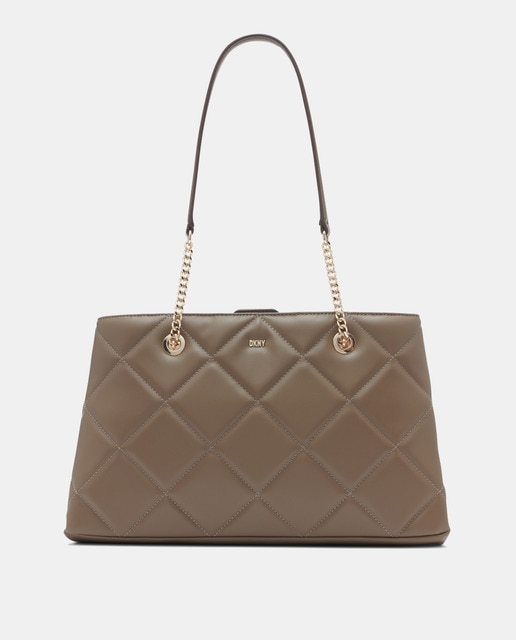 Imagen 0 de Bolso de hombro mini Bridgett blanco con cremallera