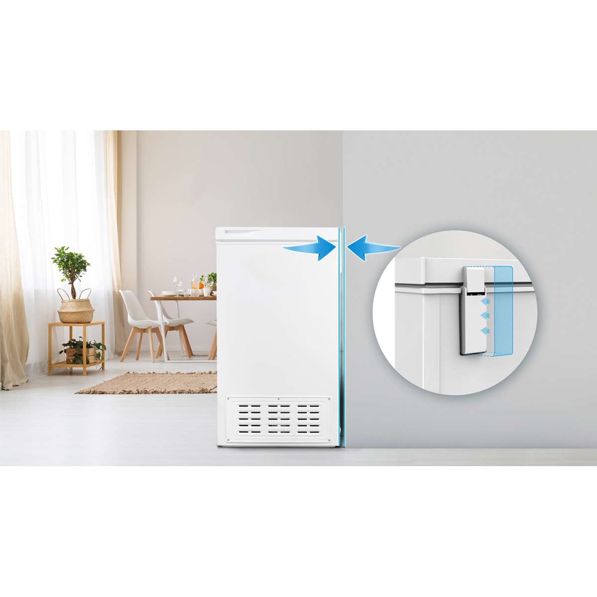 Congelador horizontal Hisense Defrost - FT546D4AWLYE Blanco-6