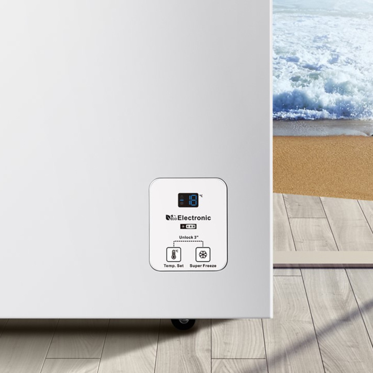 Congelador horizontal Hisense Defrost - FT184D4AWYE Blanco-14