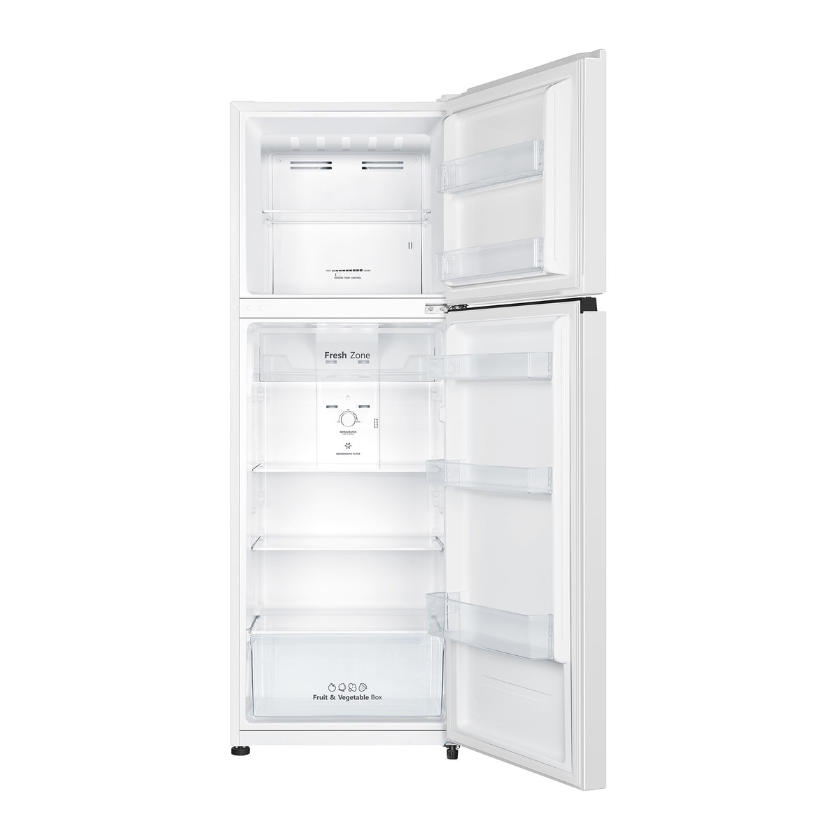 Frigorífico 2 puertas Hisense MultiAirFlow, Tecnología Inverter, Blanco - RT422N4AWE Blanco-3