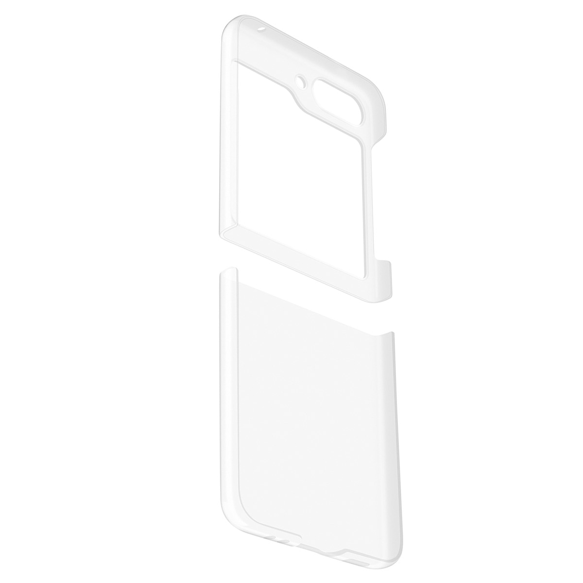 Funda Cellularline Clear Case para Samsung Galaxy Z Flip5 transparente 1
