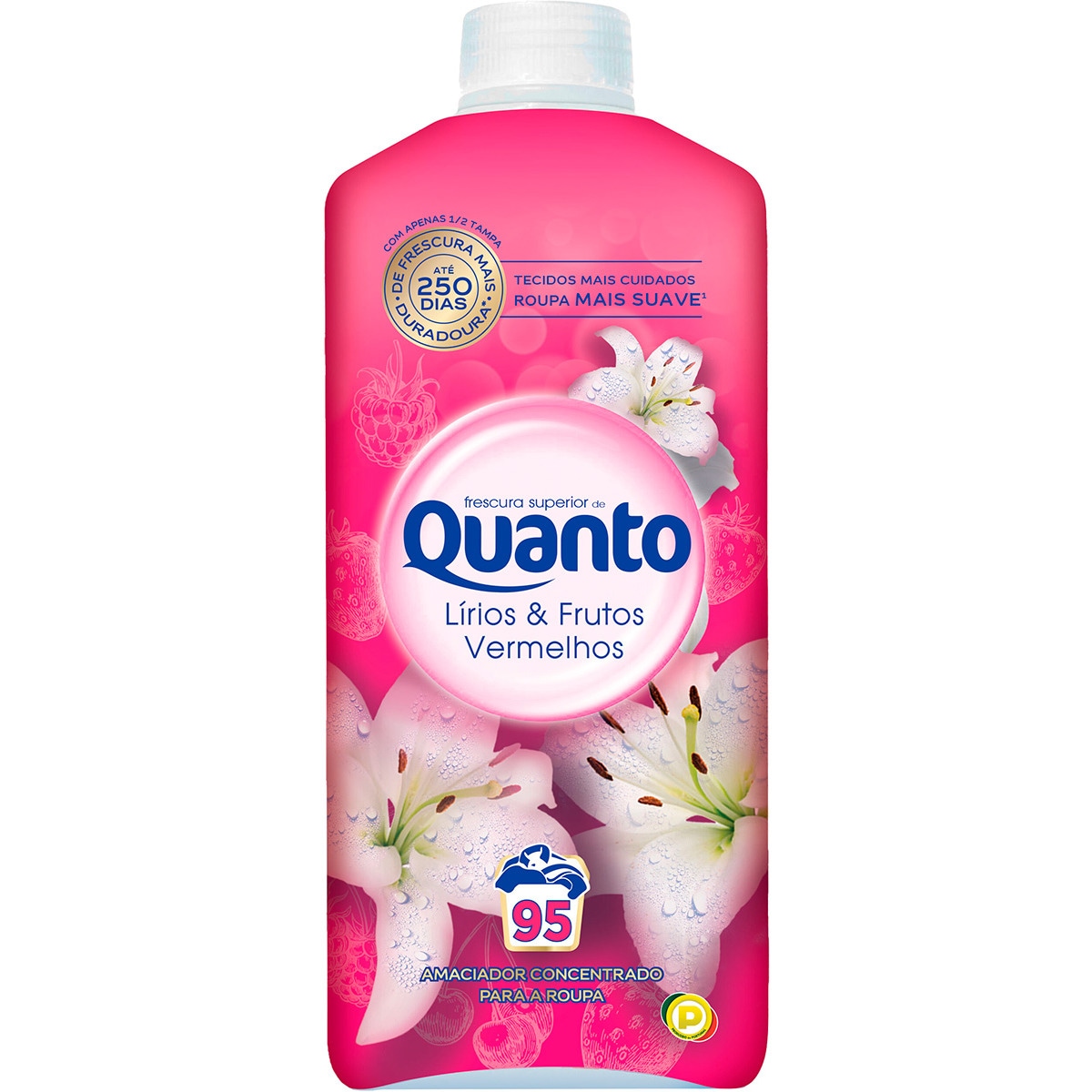 Amaciador Máquina Roupa LIírios & Frutos embalagem| 95 doses
