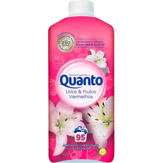 Amaciador Máquina Roupa LIírios & Frutos embalagem 95 doses - Quanto