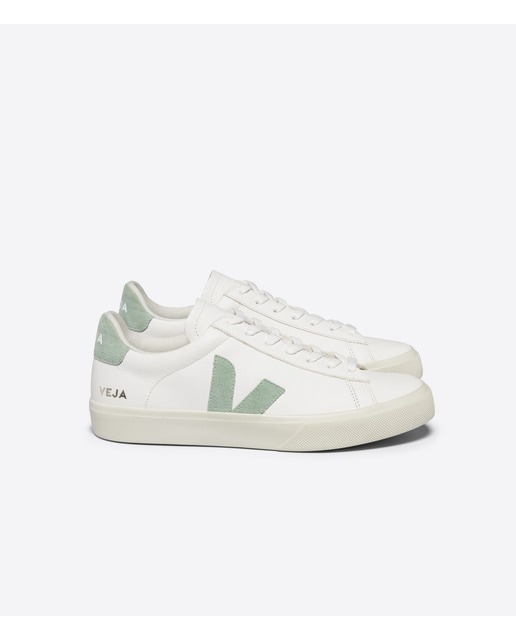 Imagem 0 de Sapatilhas em Pele Branca Campo White Matcha