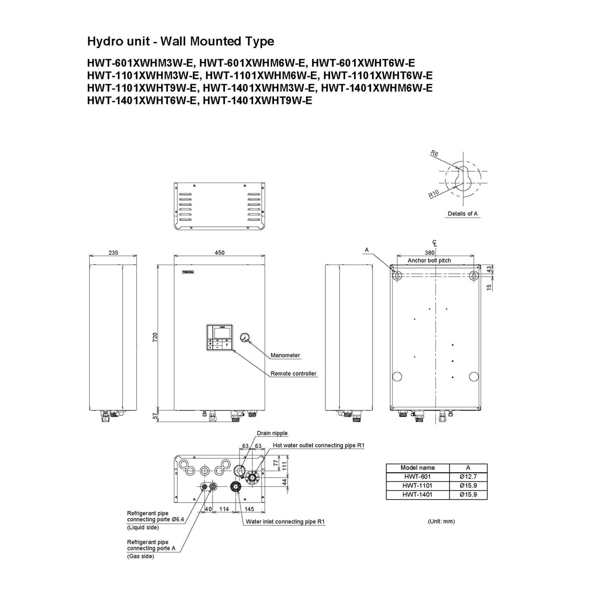 Kit de Aerotermia Toshiba - EstíaMGamma65 Blanco-2