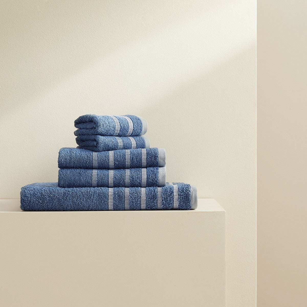 Lot de 5 serviettes de bain 450/m2 Brisse