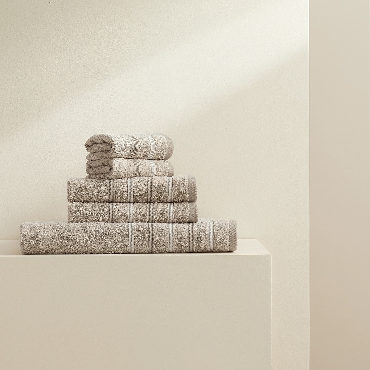 Lot de 5 serviettes de bain 450/m2 Brisse