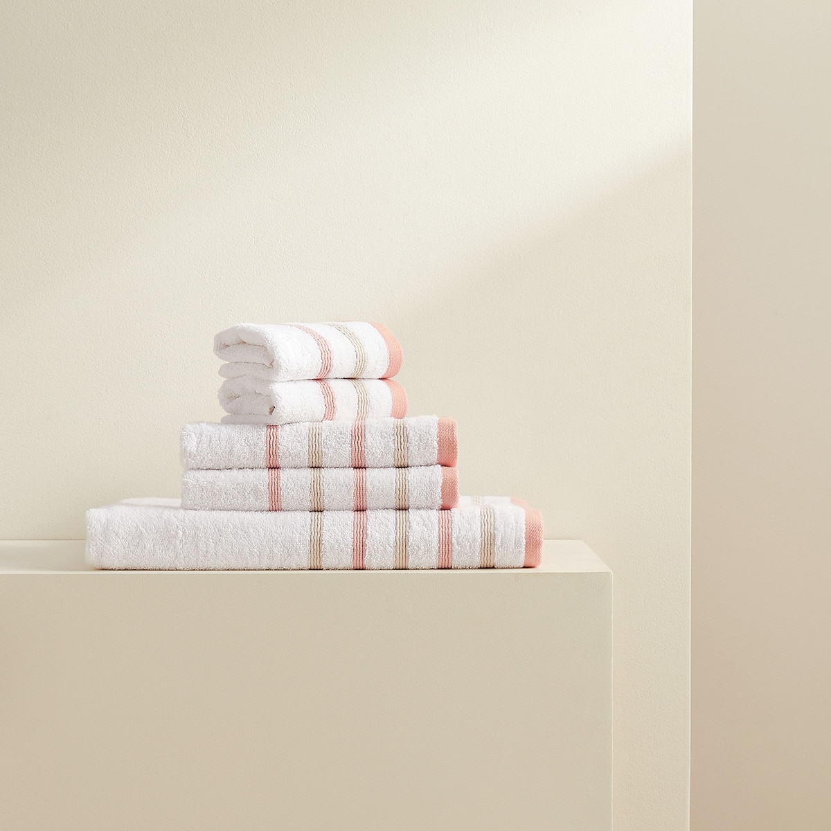 Lot de 5 serviettes de bain 450/m2 Brisse