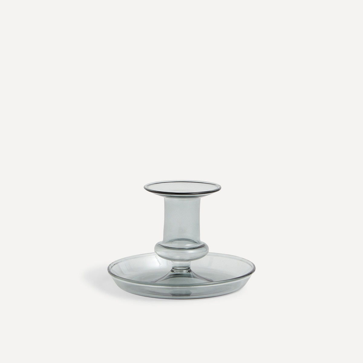 Candelabro Baixo Fino Cinzento-2