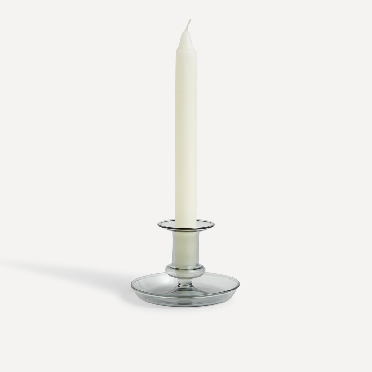 Candelabro Baixo Fino Cinzento-1