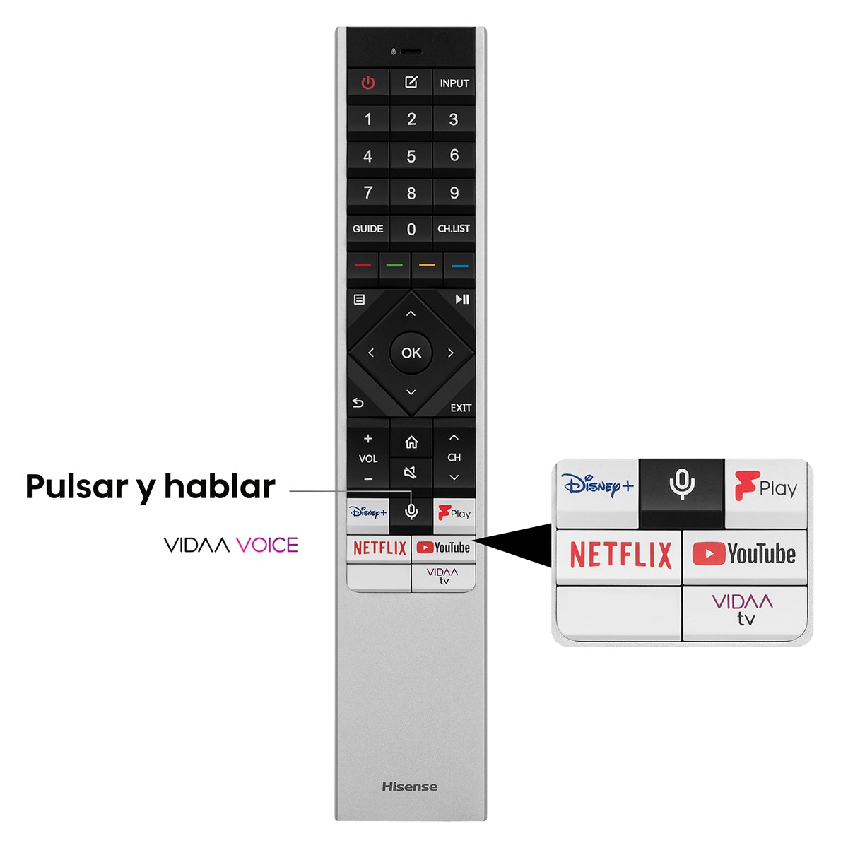 TV Mini LED 254 cm (100") Hisense 100U7KQ, UHD 4K Smart TV Gris carbón-11