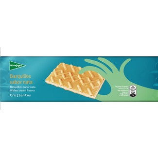 galletas de barquillo rellenas de nata paquete 150 g - El Corte Ingles