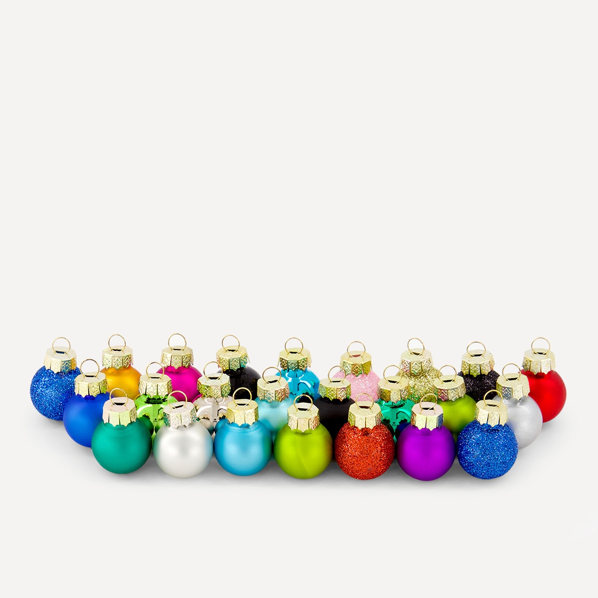 Set 100 mini bolas de cristal Navidad El Corte Inglés Multicolor-3