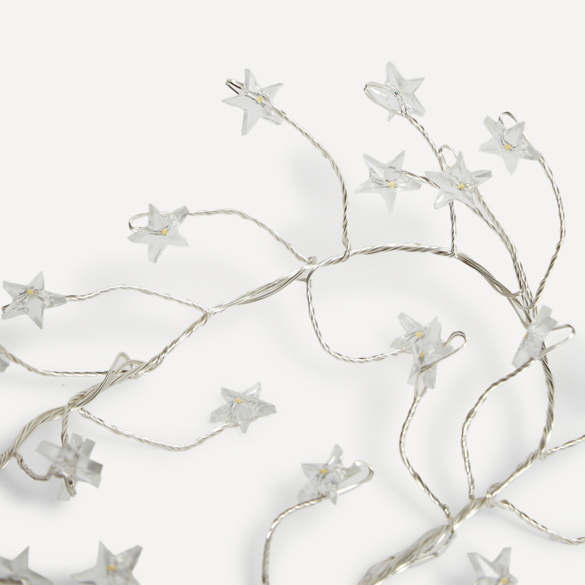 Guirnalda con cable de estrellas y 240 luces Led Navidad El Corte Inglés Blanco cálido-3