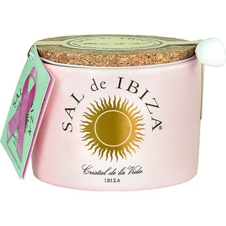 Cerâmica Rosa com Flor de Sal frasco 140 g - Sal De Ibiza