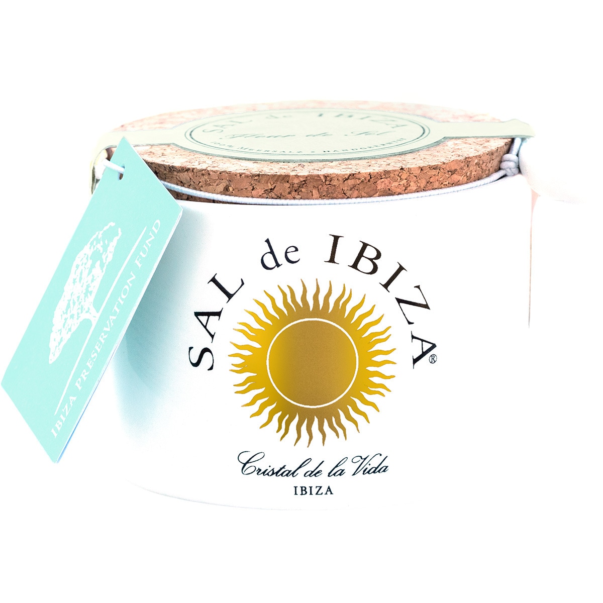Cerâmica Branca com Flor de Sal frasco 140 g