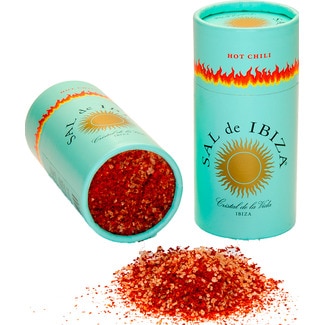 Granito Sal de Mesa com Chili embalagem 75 g - Sal De Ibiza