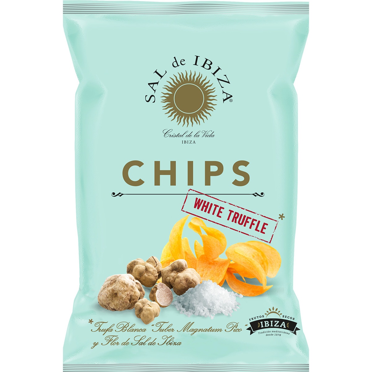 Batatas Fritas de Trufa Branca embalagem 125 g