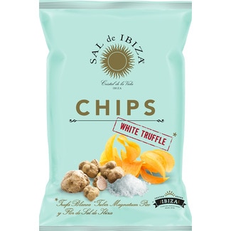 Batatas Fritas de Trufa Branca embalagem 125 g - Sal De Ibiza