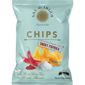 Batatas Fritas Fumada de Paprika embalagem 125 g - Sal De Ibiza