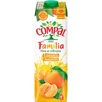 Néctar Laranja Tangerina Família embalagem 1 L - Compal