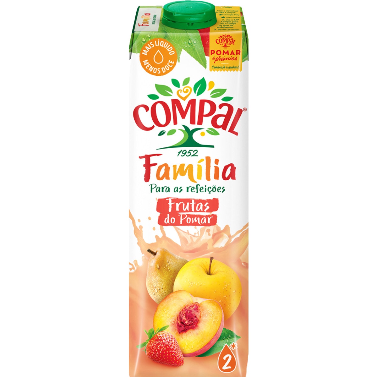 Néctar Frutas do Pomar Família embalagem 1 L