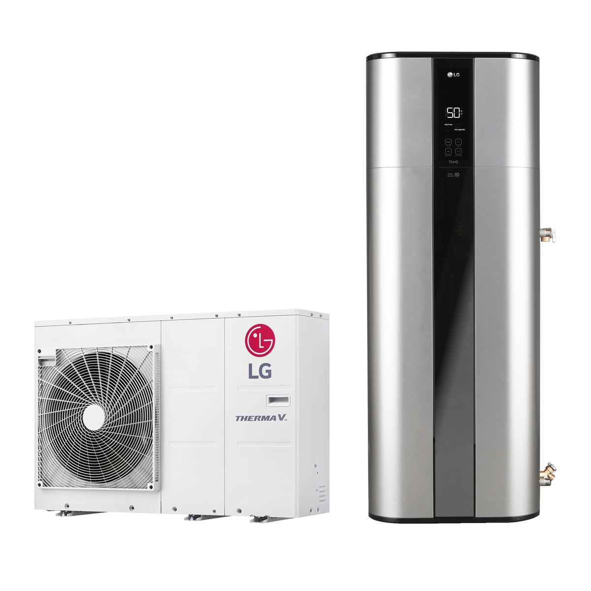 Imagen 0 de Kit aerotermia LG Monobloc 5 kw  + Aerotermo, capacidad 200 litros, WIFI  -