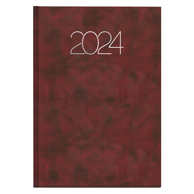 Imagen 0 de Agenda día 15x21 cm  Premium Deusto burdeos multilingüe