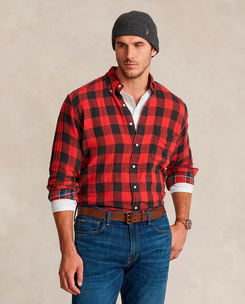 Chemise classic fit avec poche