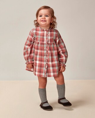Gocco Vestito Stampa Indiana Per Bambina E Ragazza - Modello Autunno/inverno