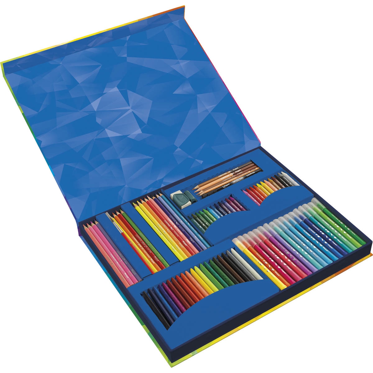 Kit colorea 150 piezas color peps caja de cartón Maped multicolor Multicolor-3
