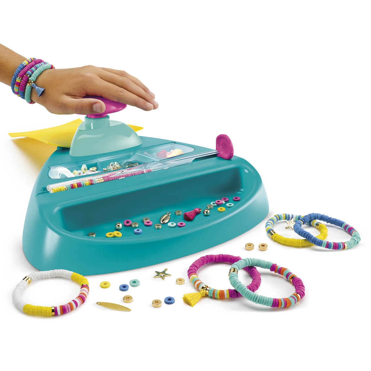 Máquina para crear pulseras y abalorios Maped rosa y azul Multicolor-6