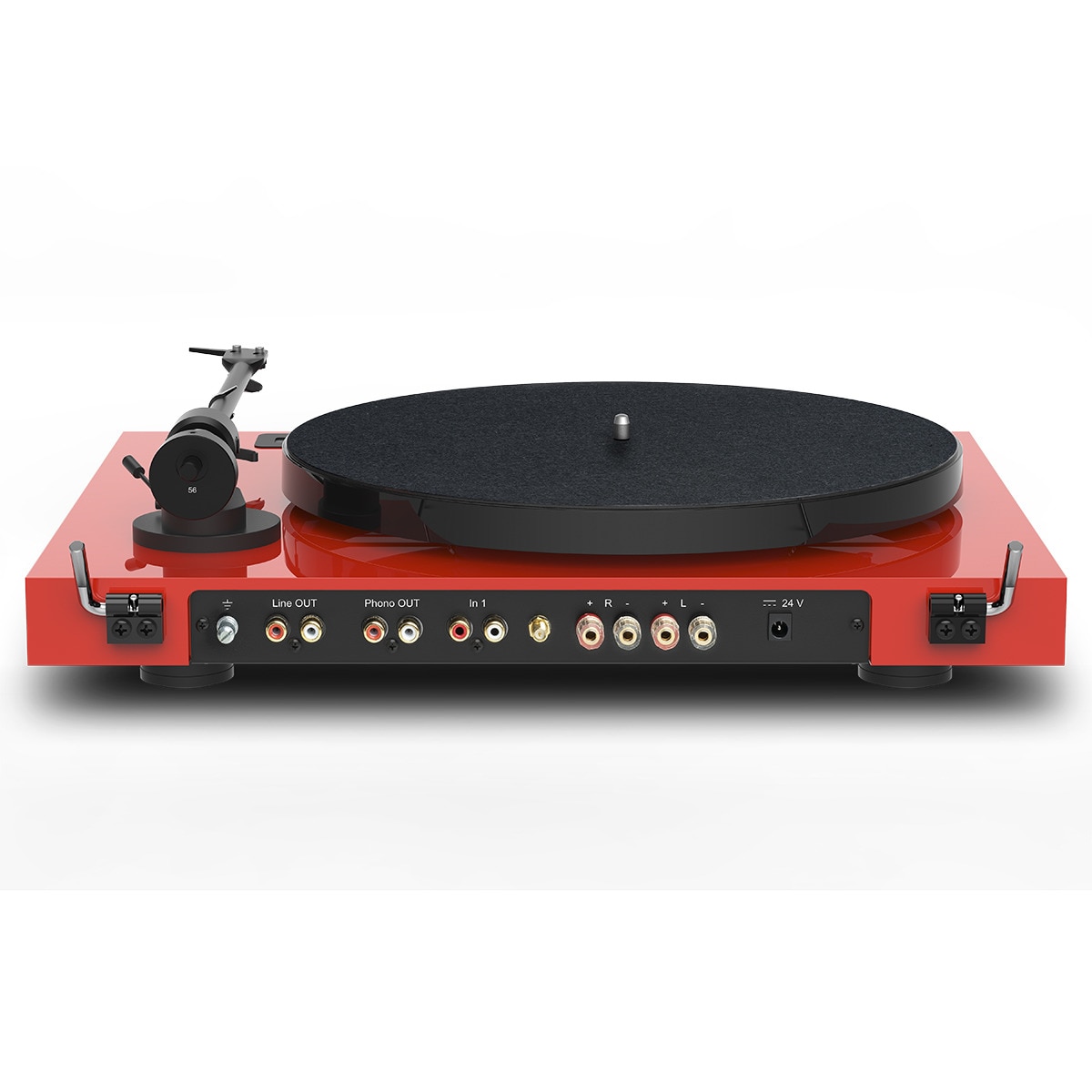 Giradiscos autoamplificado Pro-Ject Juke Box E1 rojo lacado Rojo lacado-3
