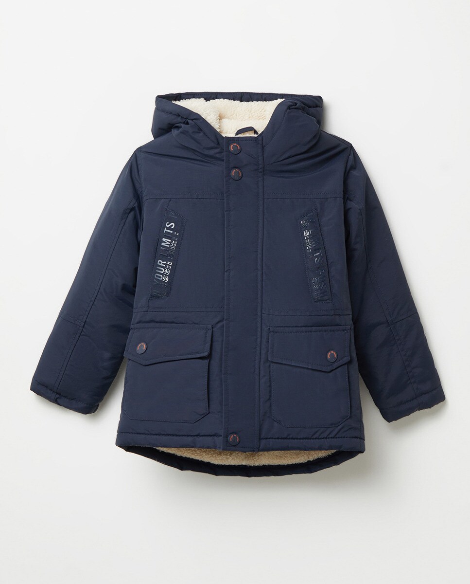 Veste sport à capuche intérieur sherpa