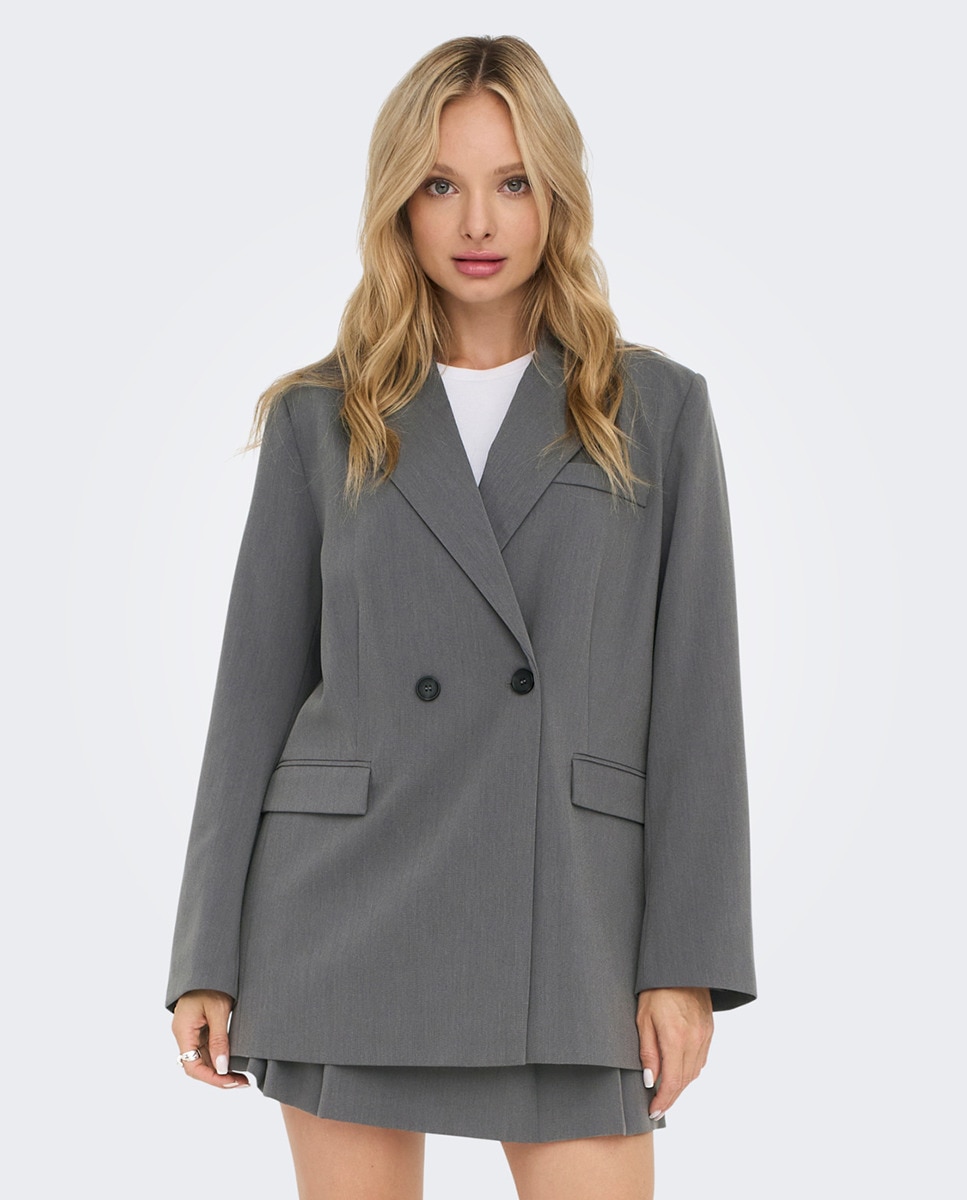 Blazer oversize à boutons