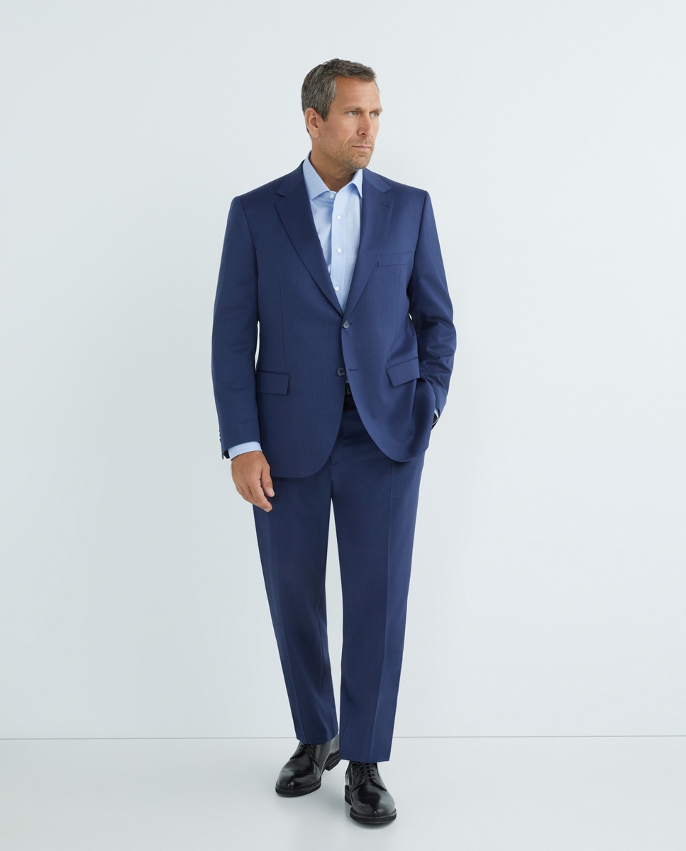 Chemise habillée classique manches longues à carreaux Grandes Tailles