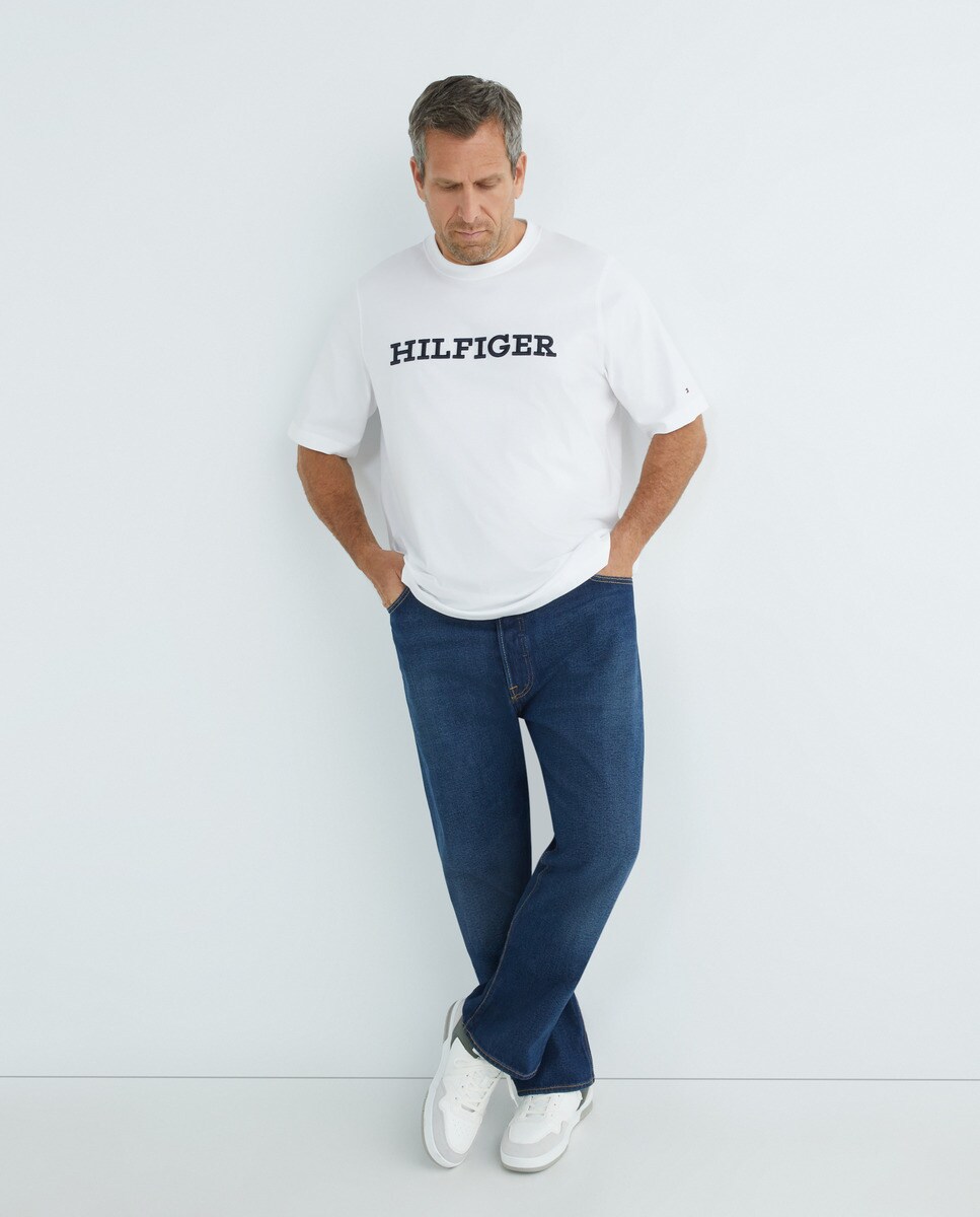 Tshirt Tommy Hilfiger avec logo brodé