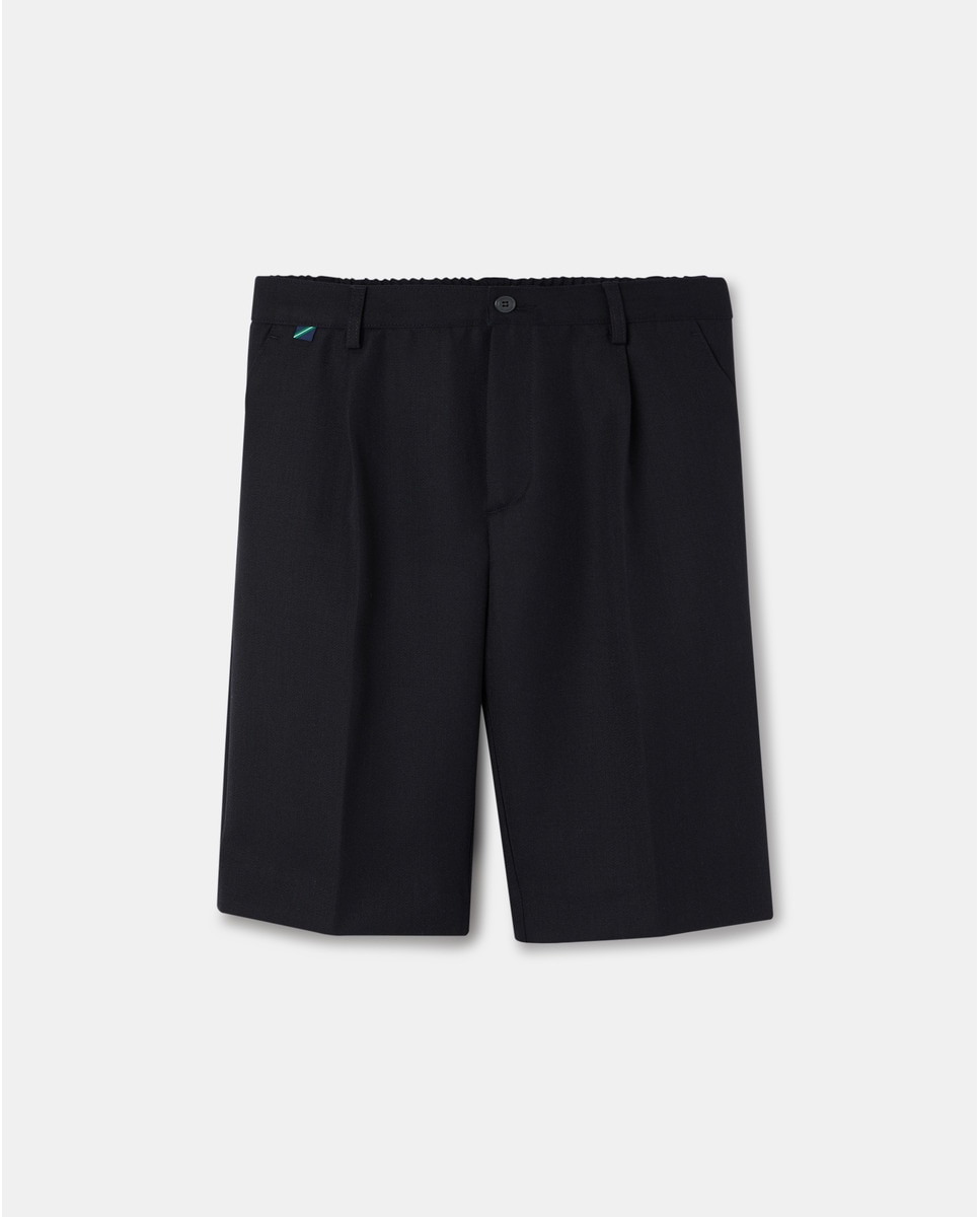 Bermuda mélange laine med uniforme scolaire