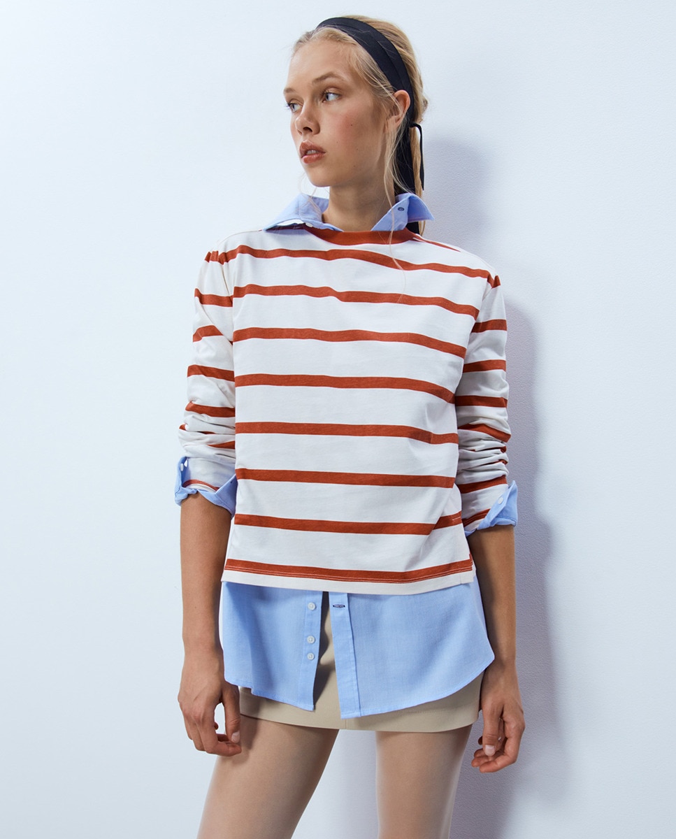 Tshirt à motif basique