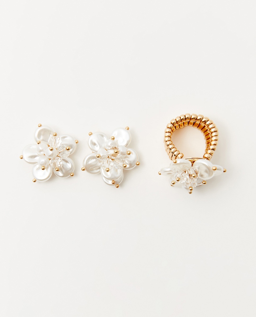 Ensemble perles ajustable