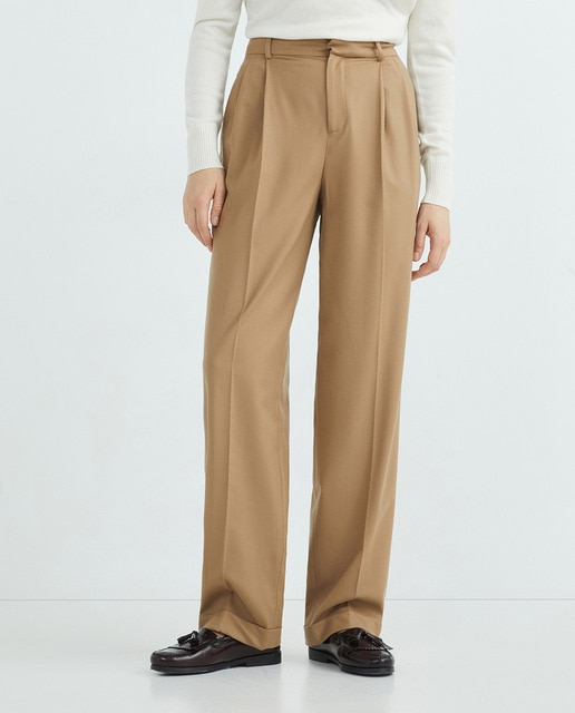 Imagen 0 de Pantalón de mujer recto liso.