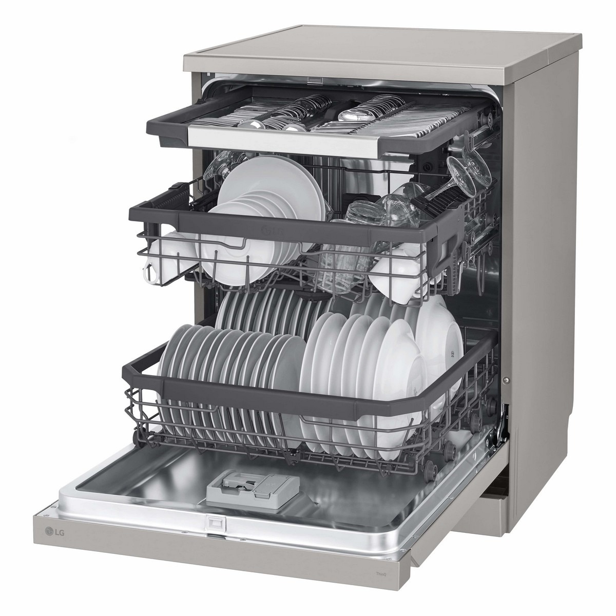 Máquina de Lavar Loiça LG DF355FP Inverter Direct Drive™ Quad Wash™ de 14 Conjuntos e 60 cm - Inox Inox-8