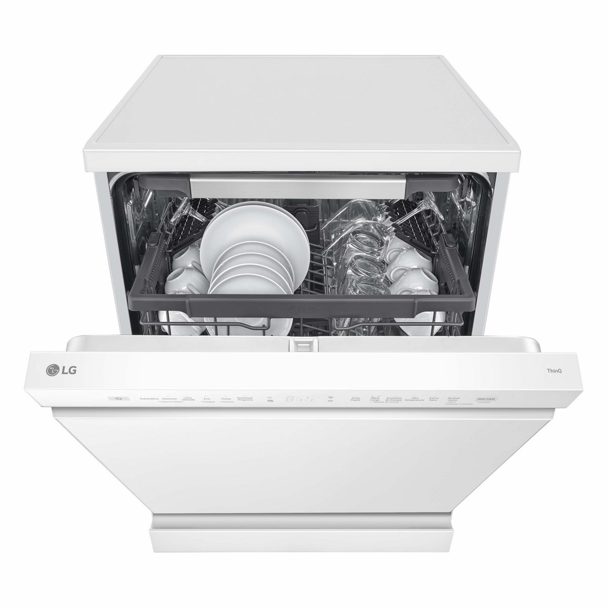 Máquina de Lavar Loiça LG DF355FW Inverter Direct Drive™ Quad Wash™ de 14 Conjuntos e 60 cm - Branco Branco-10