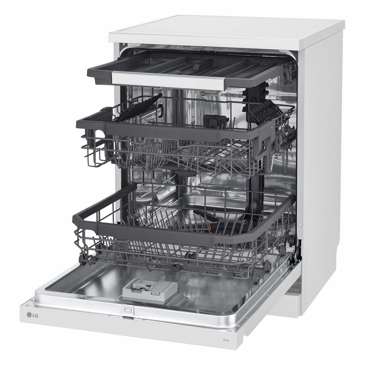 Máquina de Lavar Loiça LG DF355FW Inverter Direct Drive™ Quad Wash™ de 14 Conjuntos e 60 cm - Branco Branco-7