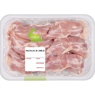 Paletillas de conejo peso aproximado bandeja 600 g