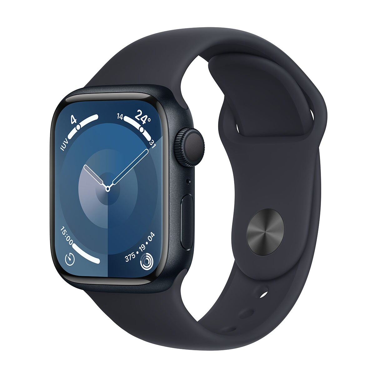 Apple Watch Series 9 GPS 41 mm aluminium minuit avec bracelet minuit S/M