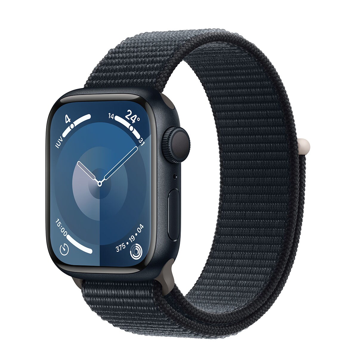 Apple Watch Series 9 GPS 41 mm aluminium minuit avec bracelet minuit Sport Loop